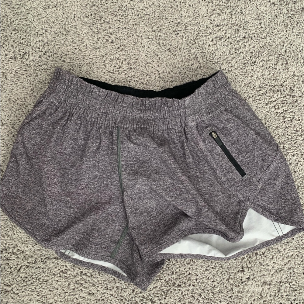 Lululemon shorts size 10 gray